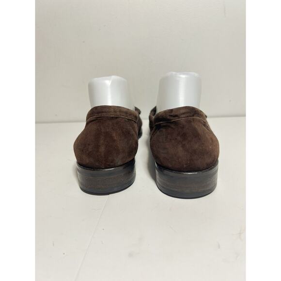 Bass Men's EUC Cherry Leather Penny Loafer Slip On Shoe Classic Size 12 M - Picture 6 of 6